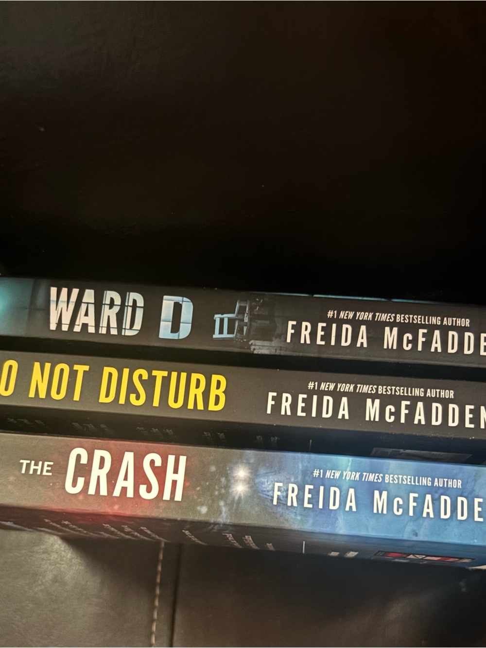 Freida McFadden Paperback Thriller Set - Black, Yellow, Blue